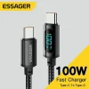 Cable Essager tipo C a tipo C 100W