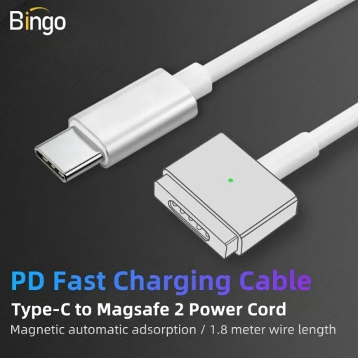 Cable Magsafe 2 PD para MacBook 45 W 60 W 85 W