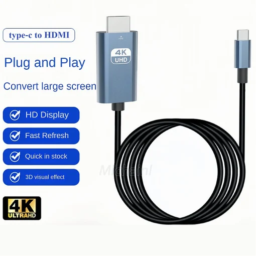 Cable USB C a HDMI 4K@60hz30hz