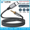 Cable adaptador AUX USB tipo C a jack de 3,5 mm