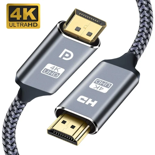 Cable adaptador compatible DisplayPort a HDMI 4K 30 Hz