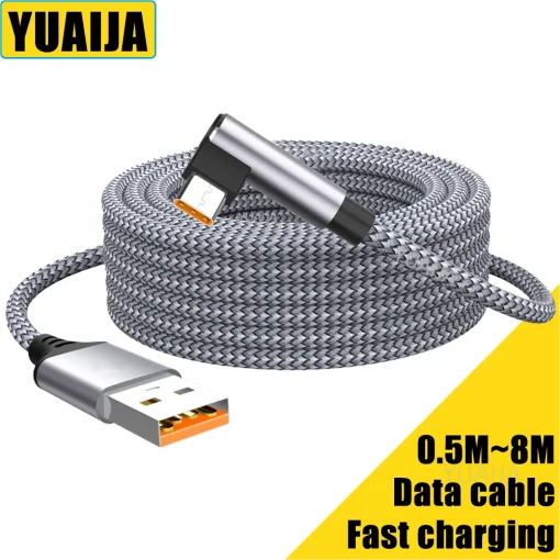 Cable carga rápida USB C 6A 3m