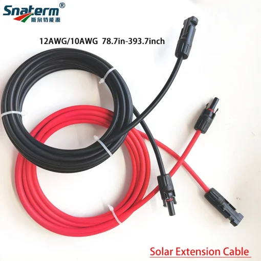 Cable conector solar doble