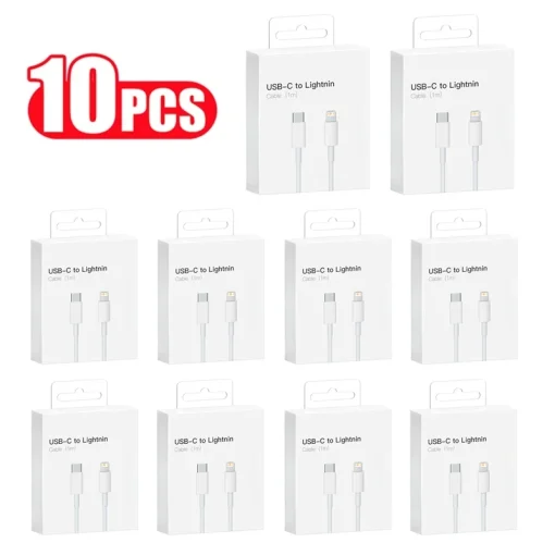 Cable de Carga Rápida PD 20W de 10 PCS