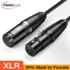 Cable de audio XLR de 3 pines