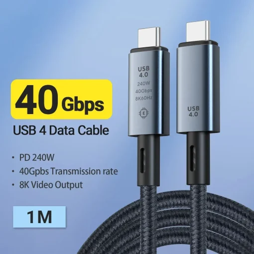 Cable rápido USB-C a USB-C 240W