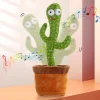 Cactus Bailarín Recargable Canta Graba Brilla Juguete