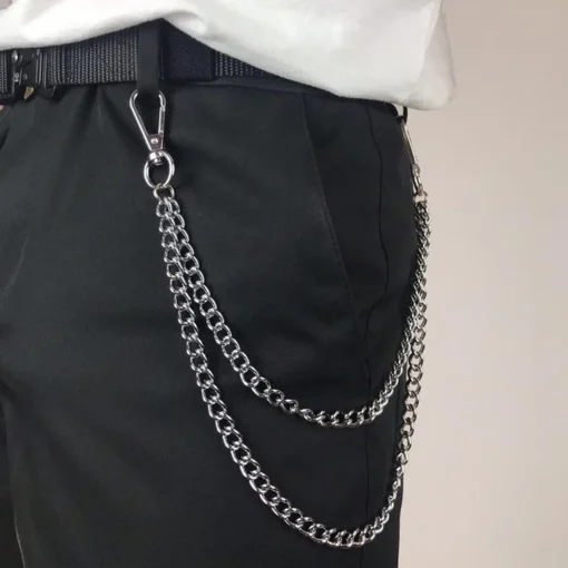 Cadena de cintura de pantalones de moda de metal estilo punk