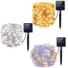 Cadena de luces de hadas solares LED de 7122232 m