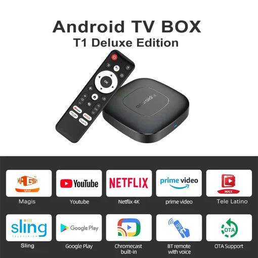 Caja de TV Android13 para cine en casa