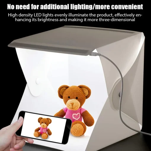 Caja de luz LED plegable para fotografía