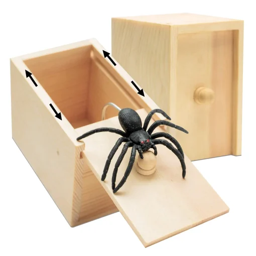 Caja de miedo de araña divertida