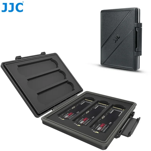 Caja de plástico para almacenamiento antiestático SSD JJC M2 2280