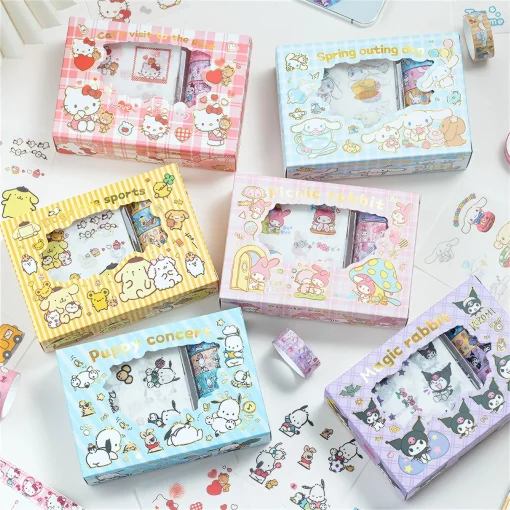 Cajas de regalo con pegatinas Sanrio