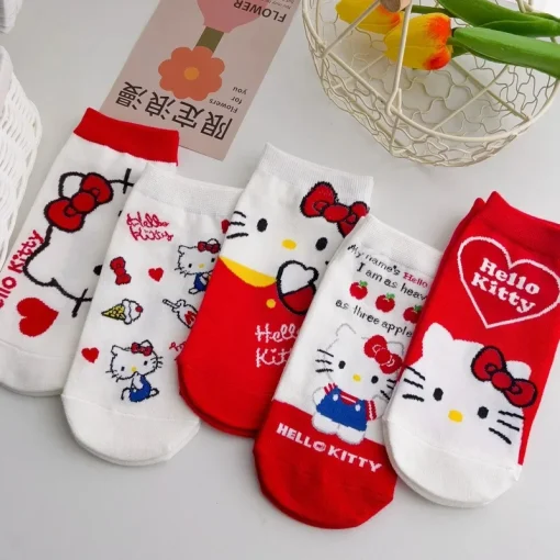 Calcetines Kawaii Hello Kitty Sanrio anime