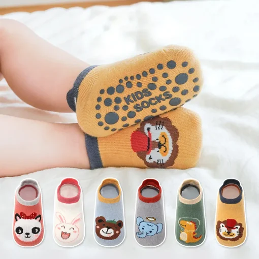 Calcetines de algodón para niños, 6 pares