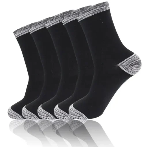 Calcetines para hombre de 5 pares, calidad alta