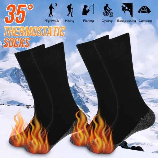 Calcetines térmicos autocalentables para invierno