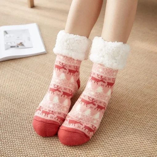 Calcetines térmicos de Navidad para mujer