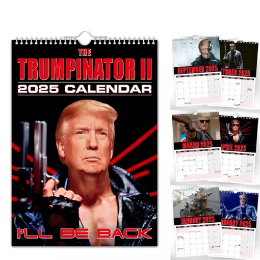 Calendario de pared Trumpinator 2025