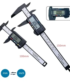 Calibre digital electrónico de fibra de carbono