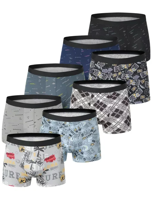 Calzoncillos bóxer estampados de moda para hombre