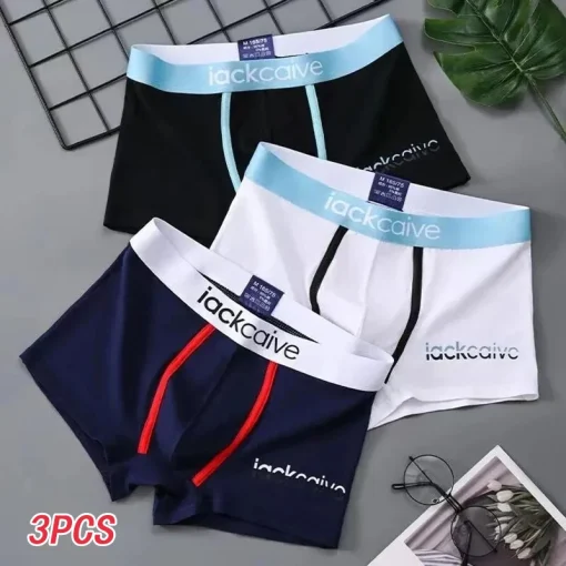 Calzoncillos de algodón para hombre de 3 piezas