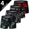 Calzoncillos estampados de moda para HOMBRE de 4 piezas