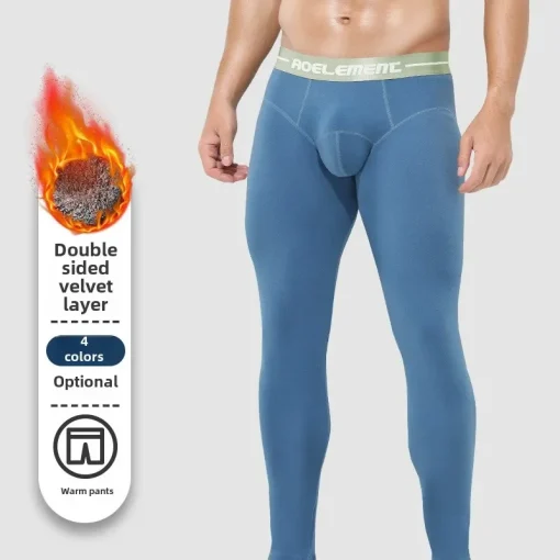 Calzoncillos térmicos de forro polar para hombre