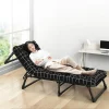 Cama plegable cómoda con colchón y silla reclinable