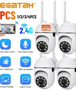 Cámara IP Exterior 1080P Wifi Monitor 4.0X