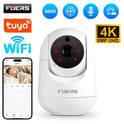 Cámara IP WiFi 5MP Tuya Smart Home