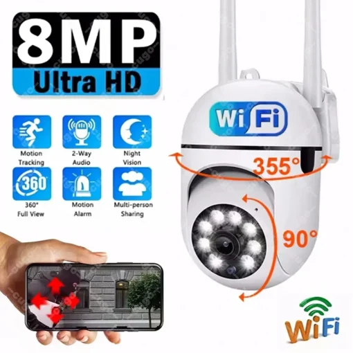 Cámara IP inteligente para el hogar 8MP WIFI