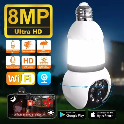 Cámara LED Bulb&Camera 2en1 WiFi