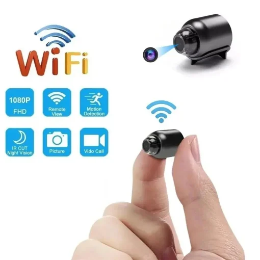 Cámara Mini HD1080P X5 WIFI Compacta con Grabación Cíclica