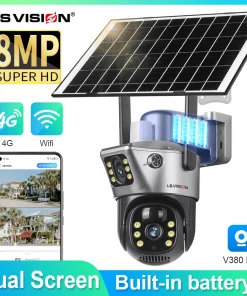 Cámara Solar 4G 8MP LS VISION WiFi Exterior