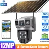 Cámara Solar WiFi 12MP 10X Zoom CCTV