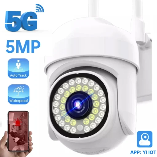 Cámara WiFi PTZ Seguridad YI IoT 5MP