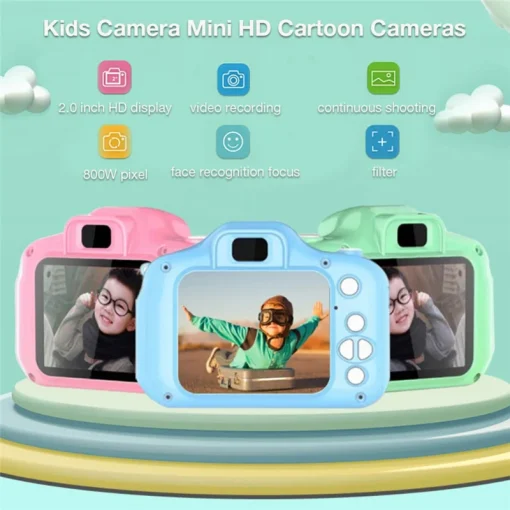 Cámaras infantiles Mini HD Selfie Digitales