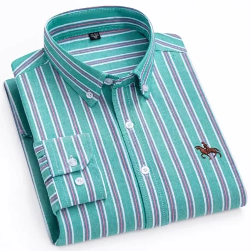 Camisa Oxford Nueva 100% Algodón para Hombre