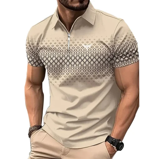 Camisa polo hombre verano moda deportiva