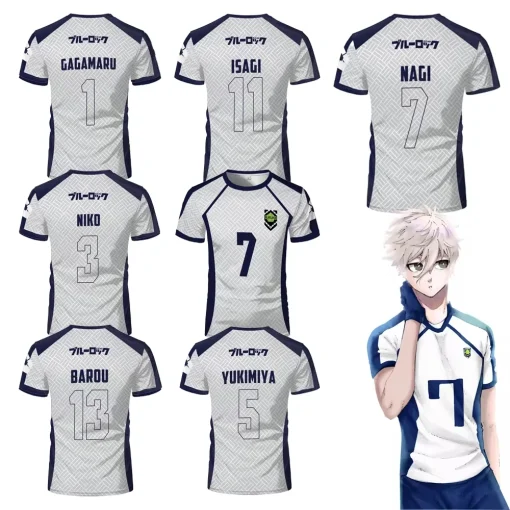 Camiseta Fútbol Anime Blue Lock 2024