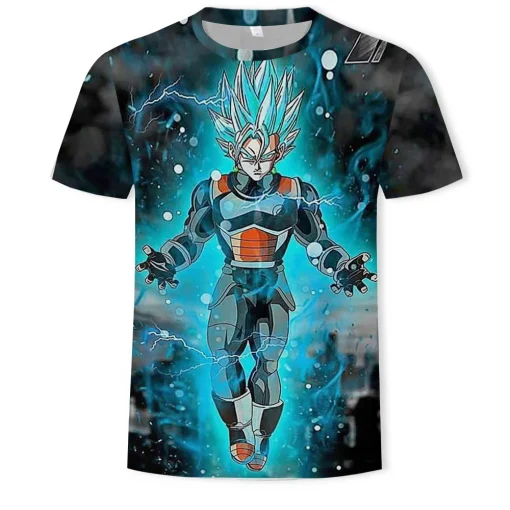 Camiseta Goku Bola de Dragón Z Anime Harajuku