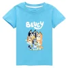 Camiseta azul nueva familia Bluey