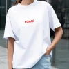 Camiseta de Mujer de Algodón Sencilla Diseño Verano