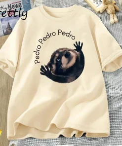 Camiseta de Pedro Mapache, gracioso meme Panda Rata, baile