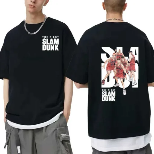 Camiseta de anime japonesa para hombre, primera camiseta de Slam Dunk