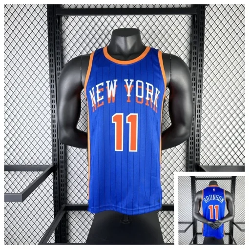 Camiseta de entrenamiento de baloncesto transpirable y de secado rápido con impresión 3D 730 Knicks