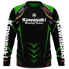 Camiseta del equipo de carreras de motos Kawasaki