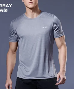 Camiseta deportiva de poliéster 2024 para gimnasio